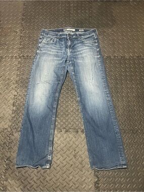 Cartier Men's Faded Blue Straight Jeans
